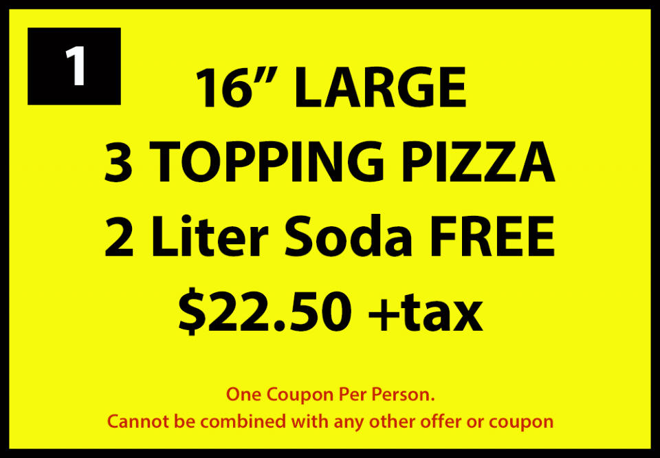 EMPIRE PIZZA MERIDEN | COUPONS